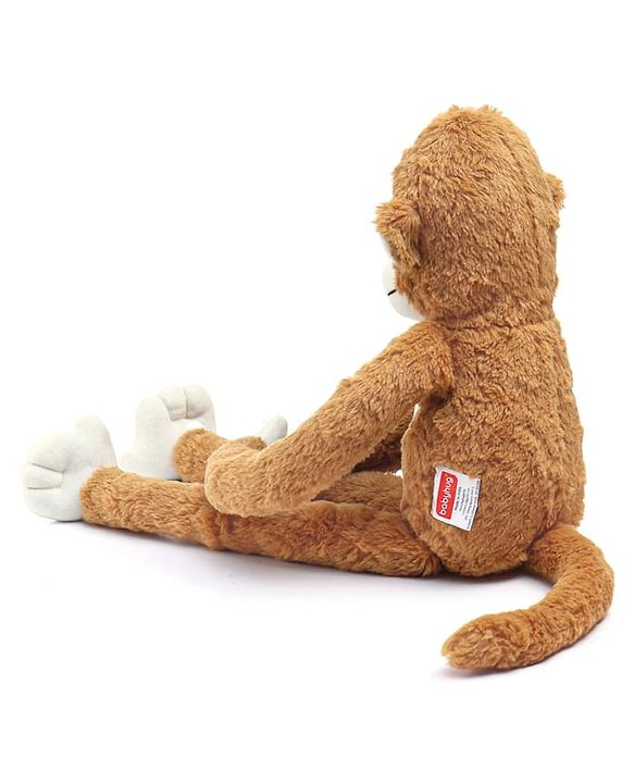 Babyhug Hanging Monkey 62 Cms Animal Soft Toy with Velcro Hands|Stuffed Plush Animal|Gift for Boys & Girls