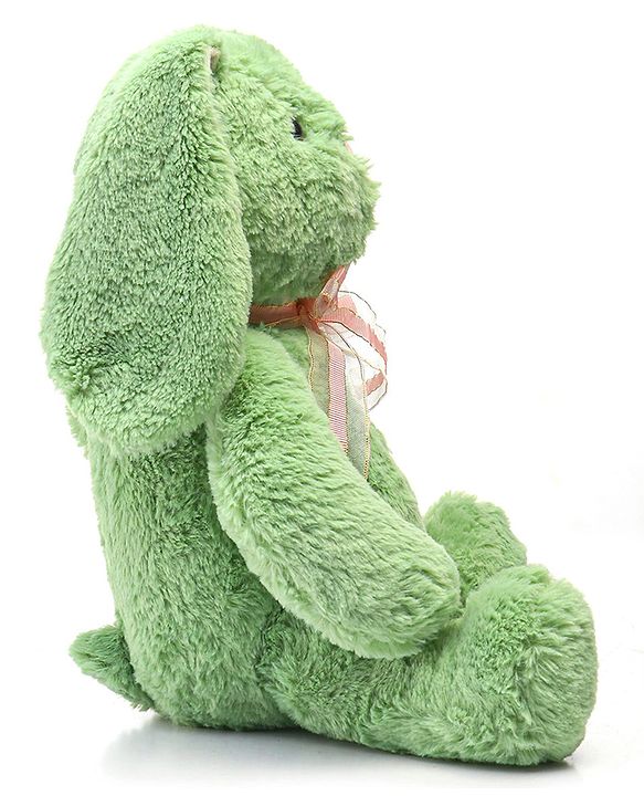 Babyhug Supersoft Bunny Soft Toy Green - Length 36 cm
