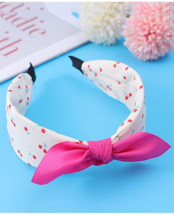 Babyhug Bow Applique Hair Band - Red
