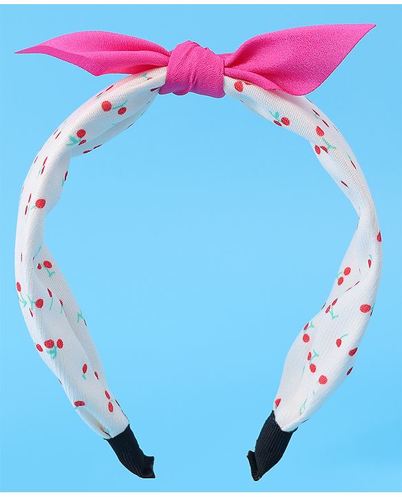 Babyhug Bow Applique Hair Band - Red