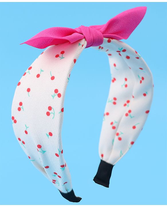 Babyhug Bow Applique Hair Band - Red