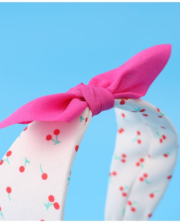 Babyhug Bow Applique Hair Band - Red