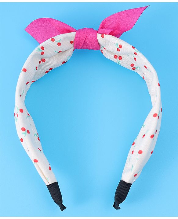 Babyhug Bow Applique Hair Band - Red