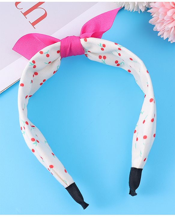 Babyhug Bow Applique Hair Band - Red