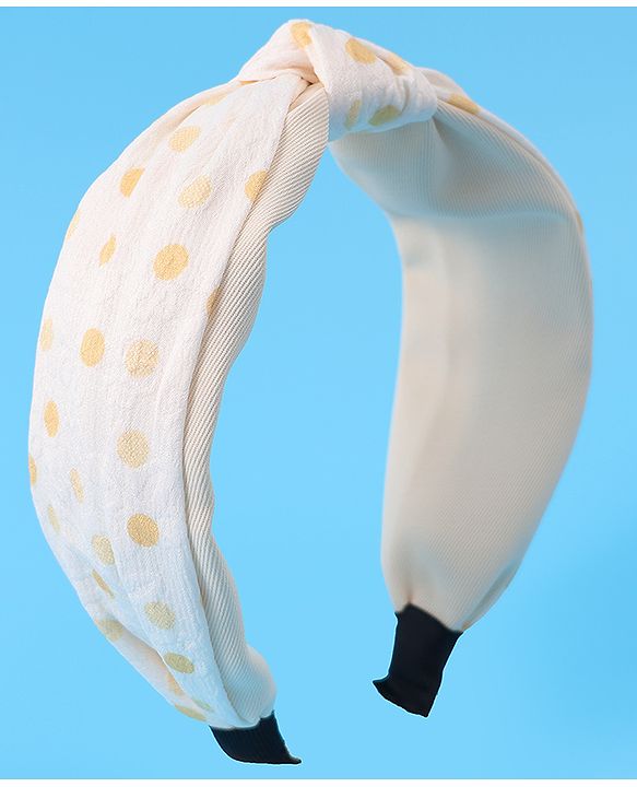 Pine Kids Knotted Hair Band Free Size - Beige
