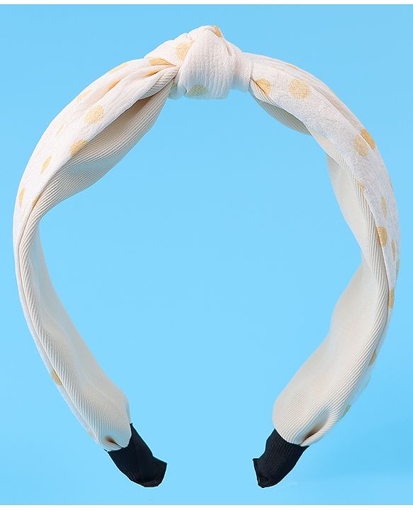 Pine Kids Knotted Hair Band Free Size - Beige
