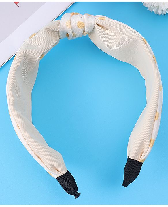 Pine Kids Knotted Hair Band Free Size - Beige