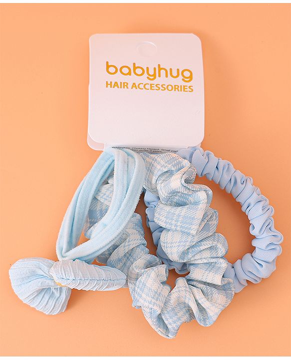 Babyhug Hair Accessories Combo Sets Pack of 3 - Blue