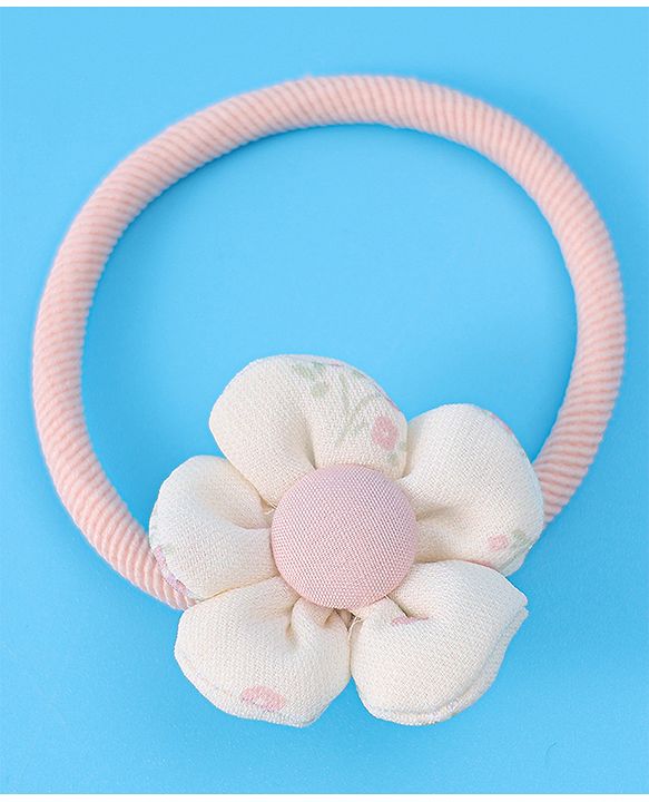 Babyhug Rubber Bands & Scrunchies Set Pack of 3 - Pink