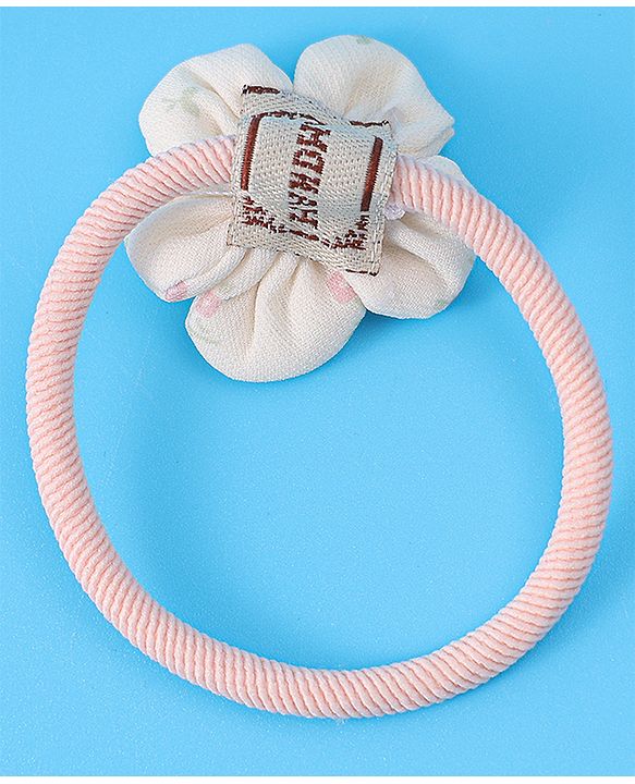 Babyhug Rubber Bands & Scrunchies Set Pack of 3 - Pink