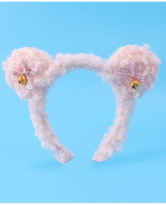 Babyhug Hair Band with Bow Applique Free Size - Pink