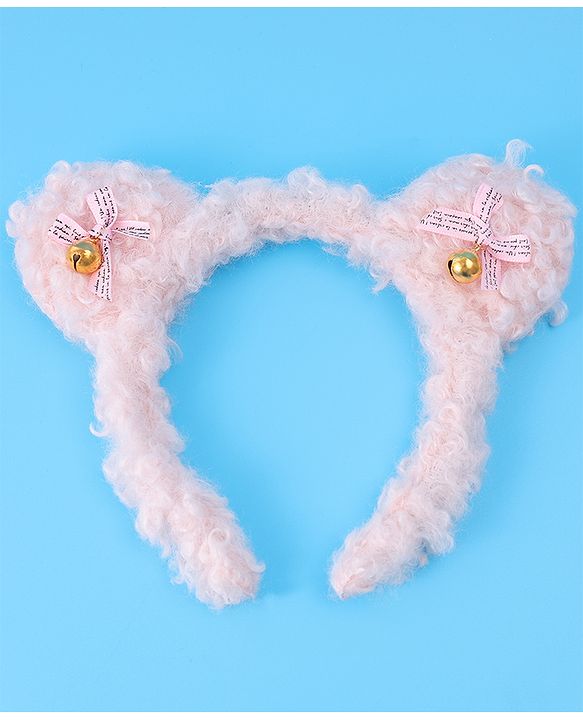 Babyhug Hair Band with Bow Applique Free Size - Pink