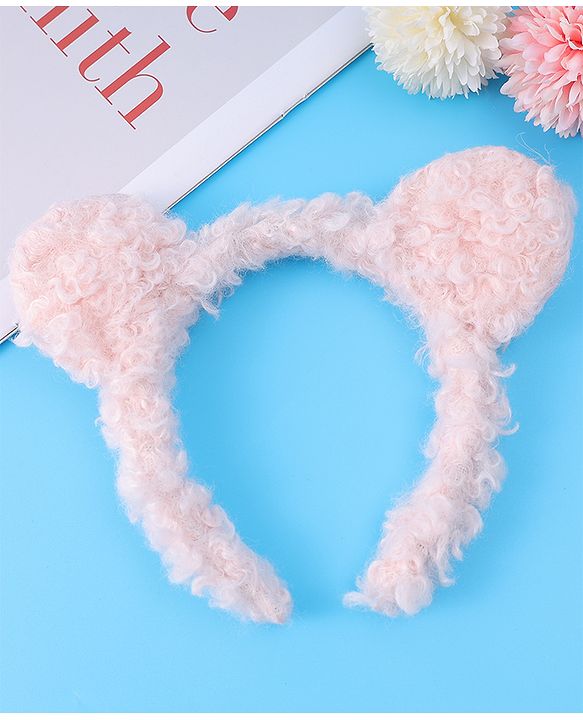 Babyhug Hair Band with Bow Applique Free Size - Pink