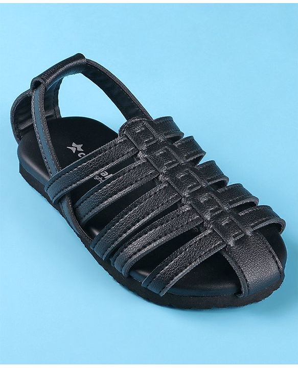 Cute Walk by Babyhug Back Covered Slip on Sandal - Black
