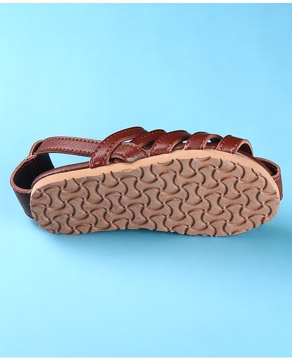 Cute Walk by Babyhug Back Covered Slip on Sandal - Black