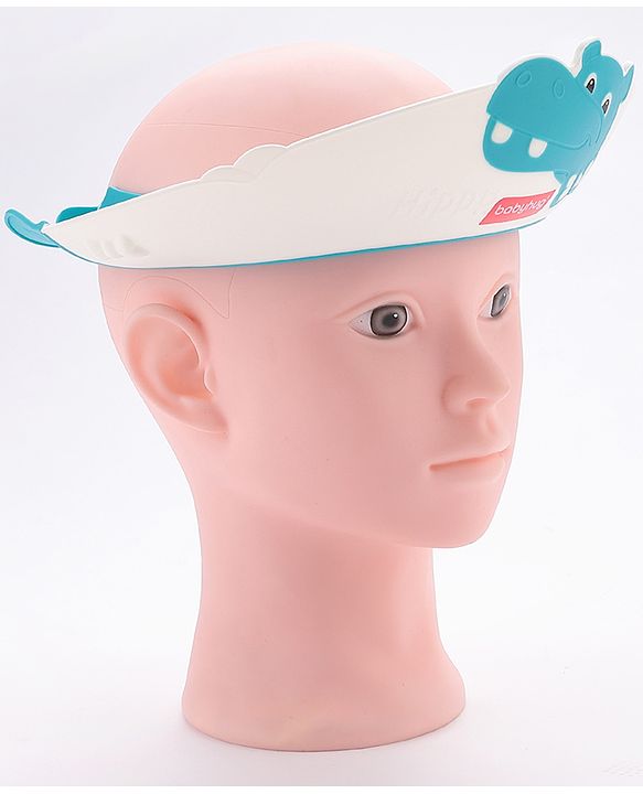 Babyhug Crocodile Shaped Shower Cap - Blue