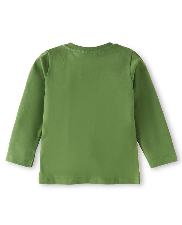 Babyhug Disney Single Jersey Knit Full Sleeves Night Suit with Lion King Graphics - Green