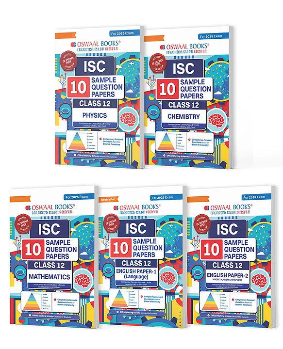 Question Paper Book Oswaal Books Class 12 Chemistry Sample Question Papers