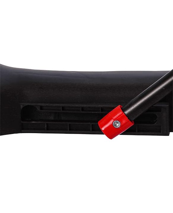 Babyhug F1 Little Racer Foldable Activity Walker with Adjustable Height|Music & Lights|Steering Wheel with Comfy Seat & Push Handle - Red