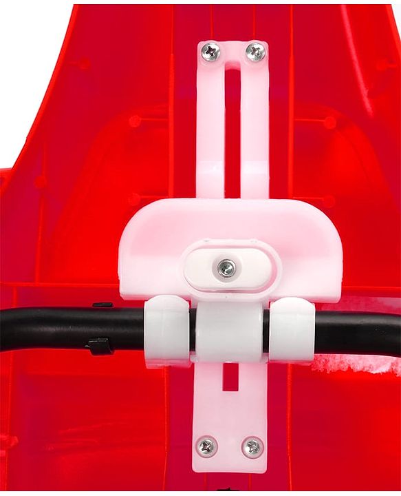 Babyhug F1 Little Racer Foldable Activity Walker with Adjustable Height|Music & Lights|Steering Wheel with Comfy Seat & Push Handle - Red