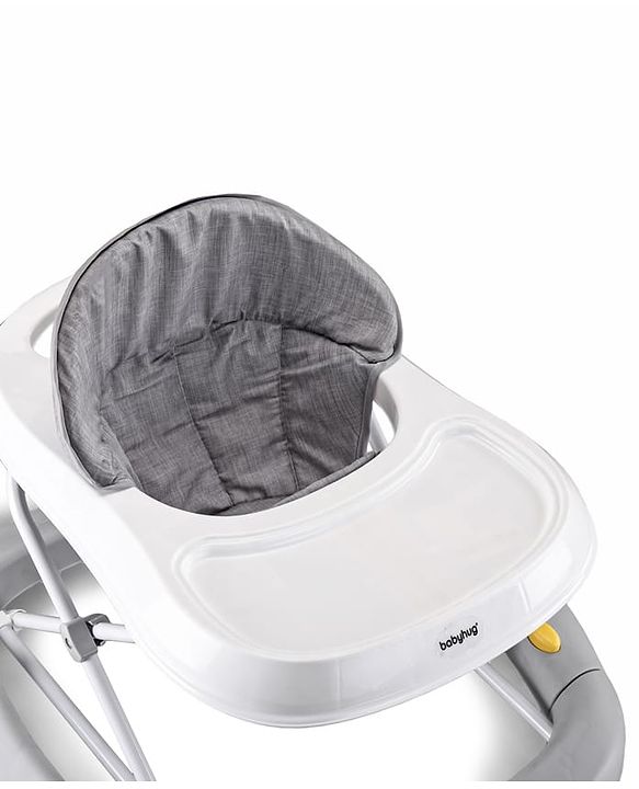 Babyhug 2 In 1 Multifunctional Baby Walker Cum Rocker With 3 Level Height Adjustment Musical Play Tray & Monkey Toy - Sea Green