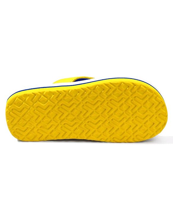 Pine Kids Text Printed Slip On Flip Flops - Blue