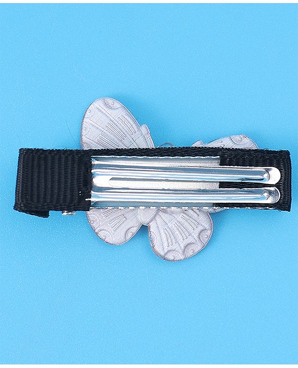 Babyhug Hair Pins with Butterfly Applique Pack of 4 - Multicolor