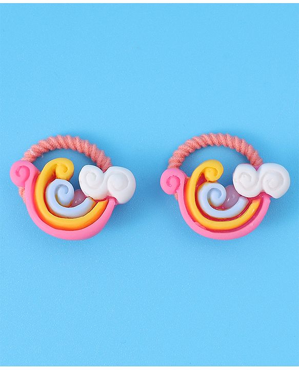 Babyhug Rubber Bands Free Size Pack of 10  - Multicolor