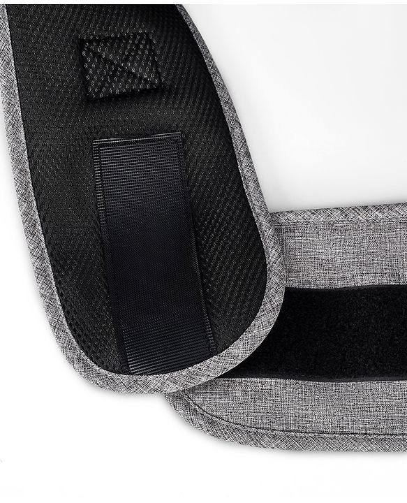Babyhug Snug Rider Multi-function Hip Seat: Soft padded seat, Adjustable fit, Comfortable lumbar support, Secure fastening, and Two-way carrying for babies up to 15 kg  Grey