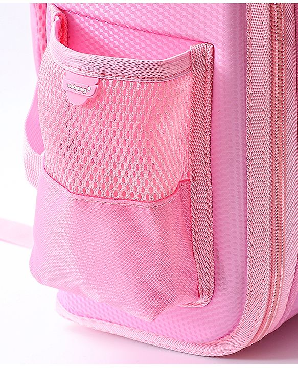 Babyhug Backpack With Unicorn Print Pink - Height 14.5 Inches