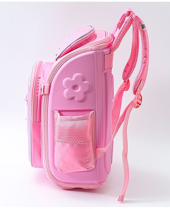 Babyhug Backpack With Unicorn Print Pink - Height 14.5 Inches