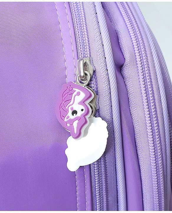 Babyhug Backpack With Unicorn Print Purple - Height 16.5 Inches