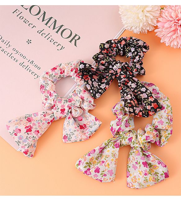 Pine Kids Rubber Bands & Scrunchies Set - Multicolor