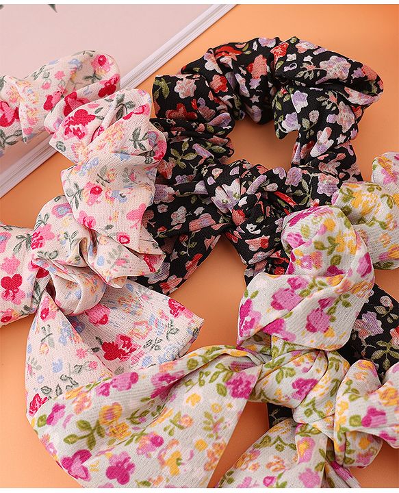 Pine Kids Rubber Bands & Scrunchies Set - Multicolor