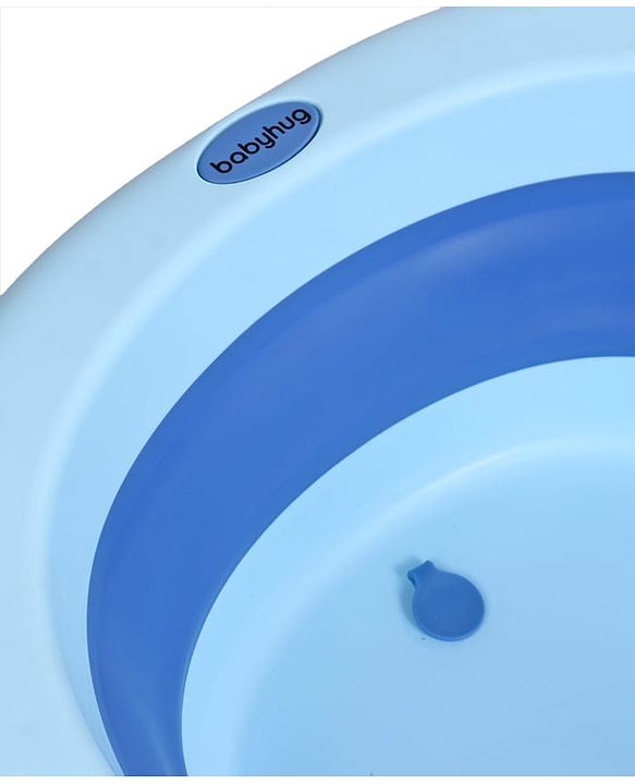 Babyhug Disney Foldable Baby Bathtub with Cushion & Mickey & Friends Graphics -White
