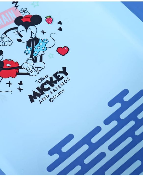 Babyhug Disney Foldable Baby Bathtub with Cushion & Mickey & Friends Graphics -White