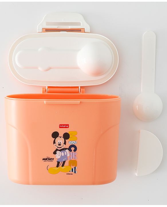 Babyhug Disney Milk Powder Storage Container with Spoon & Mickey Mouse Print - 500 ml