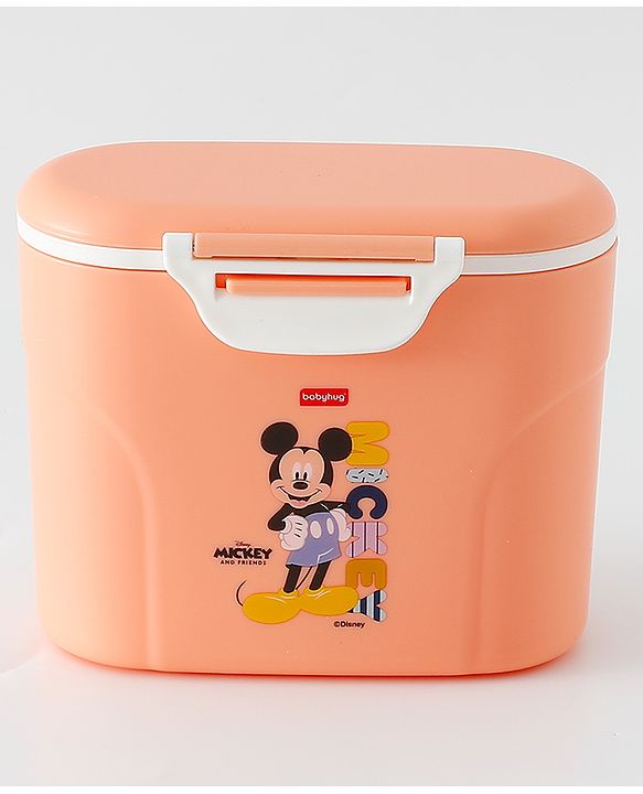 Babyhug Disney Milk Powder Storage Container with Spoon & Mickey Mouse Print - 500 ml