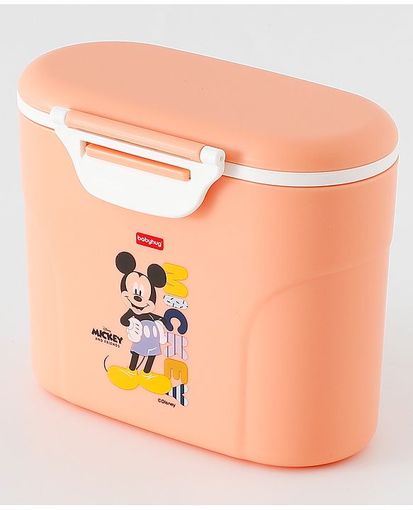 Babyhug Disney Milk Powder Storage Container with Spoon & Mickey Mouse Print - 500 ml