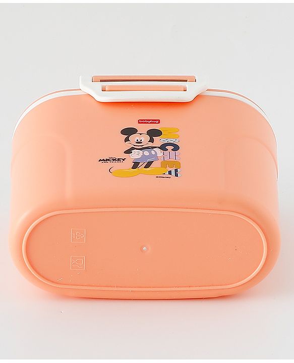 Babyhug Disney Milk Powder Storage Container with Spoon & Mickey Mouse Print - 500 ml