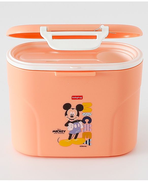 Babyhug Disney Milk Powder Storage Container with Spoon & Mickey Mouse Print - 500 ml