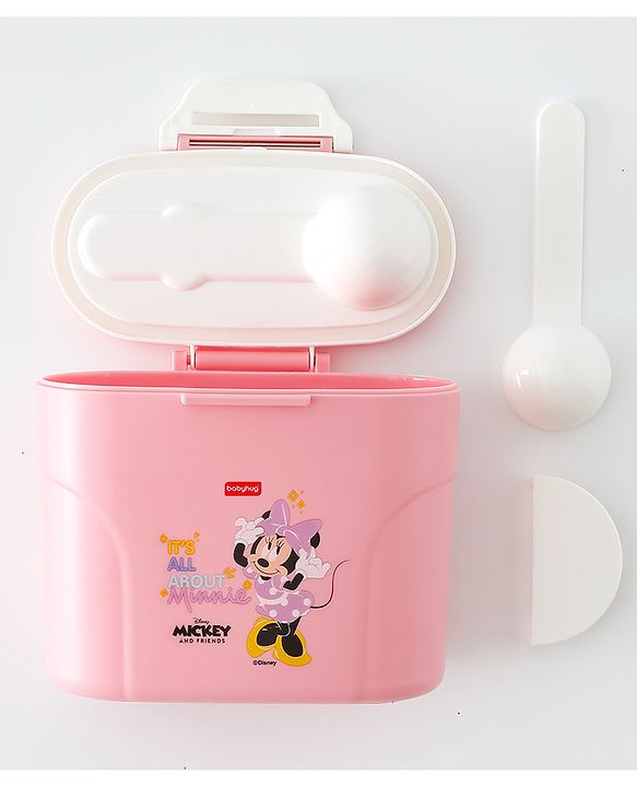 Babyhug Disney Milk Powder Storage Container with Spoon & Mickey Mouse Print - 500 ml