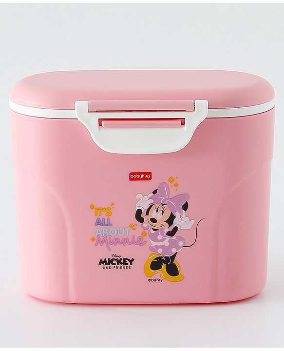 Babyhug Disney Milk Powder Storage Container with Spoon & Mickey Mouse Print - 500 ml