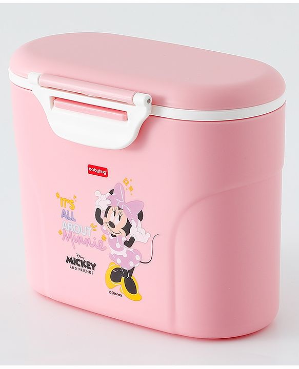 Babyhug Disney Milk Powder Storage Container with Spoon & Mickey Mouse Print - 500 ml