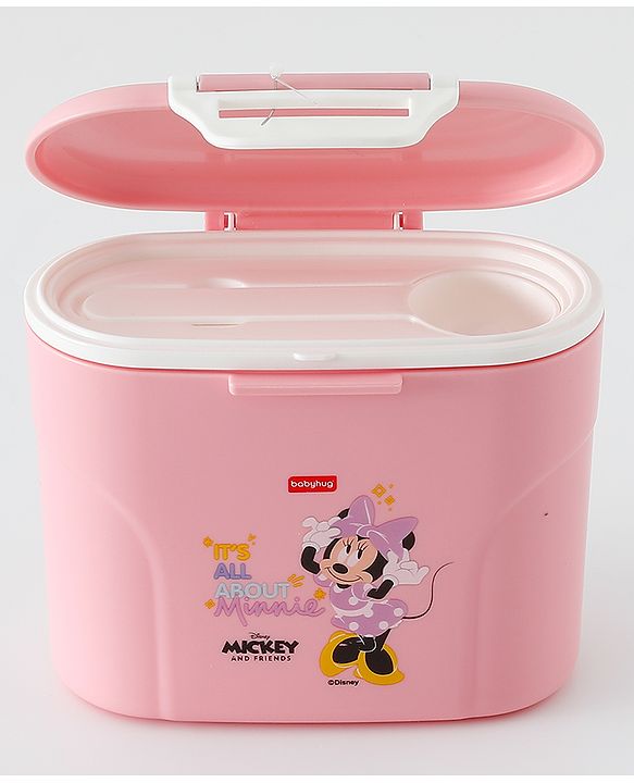Babyhug Disney Milk Powder Storage Container with Spoon & Mickey Mouse Print - 500 ml
