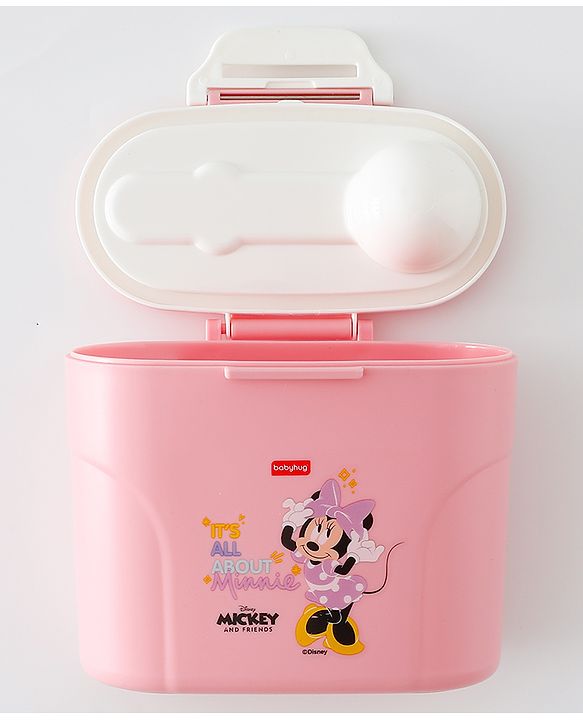 Babyhug Disney Milk Powder Storage Container with Spoon & Mickey Mouse Print - 500 ml