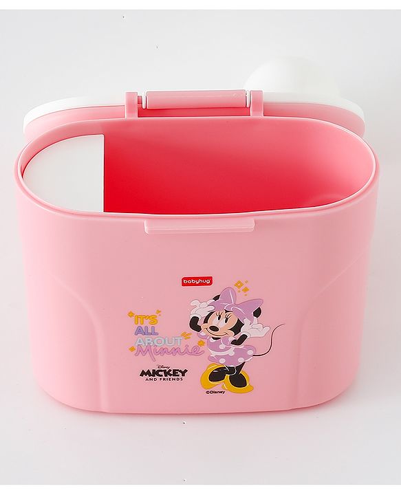 Babyhug Disney Milk Powder Storage Container with Spoon & Mickey Mouse Print - 500 ml