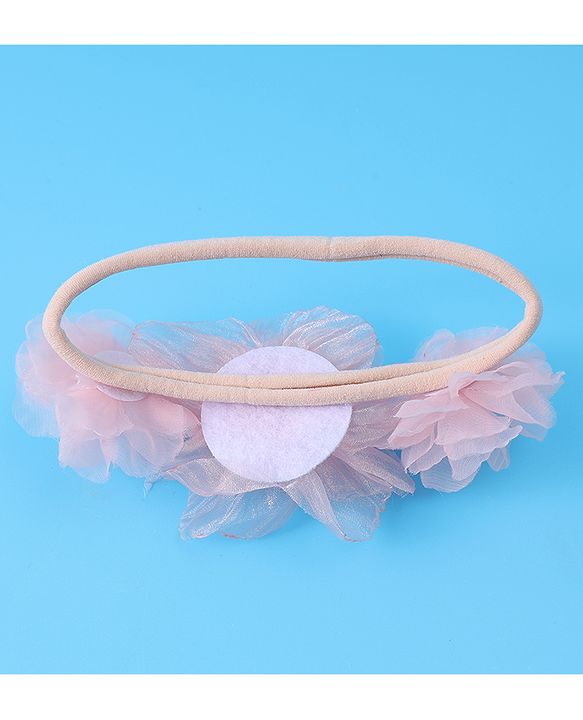 Babyhug Hair Rubber Bands Free Size Pack of 3 - Pink