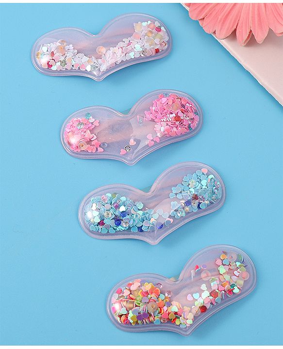 Pine Kids Snap Clips Pack of 4 - Multicolor