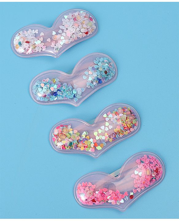 Pine Kids Snap Clips Pack of 4 - Multicolor